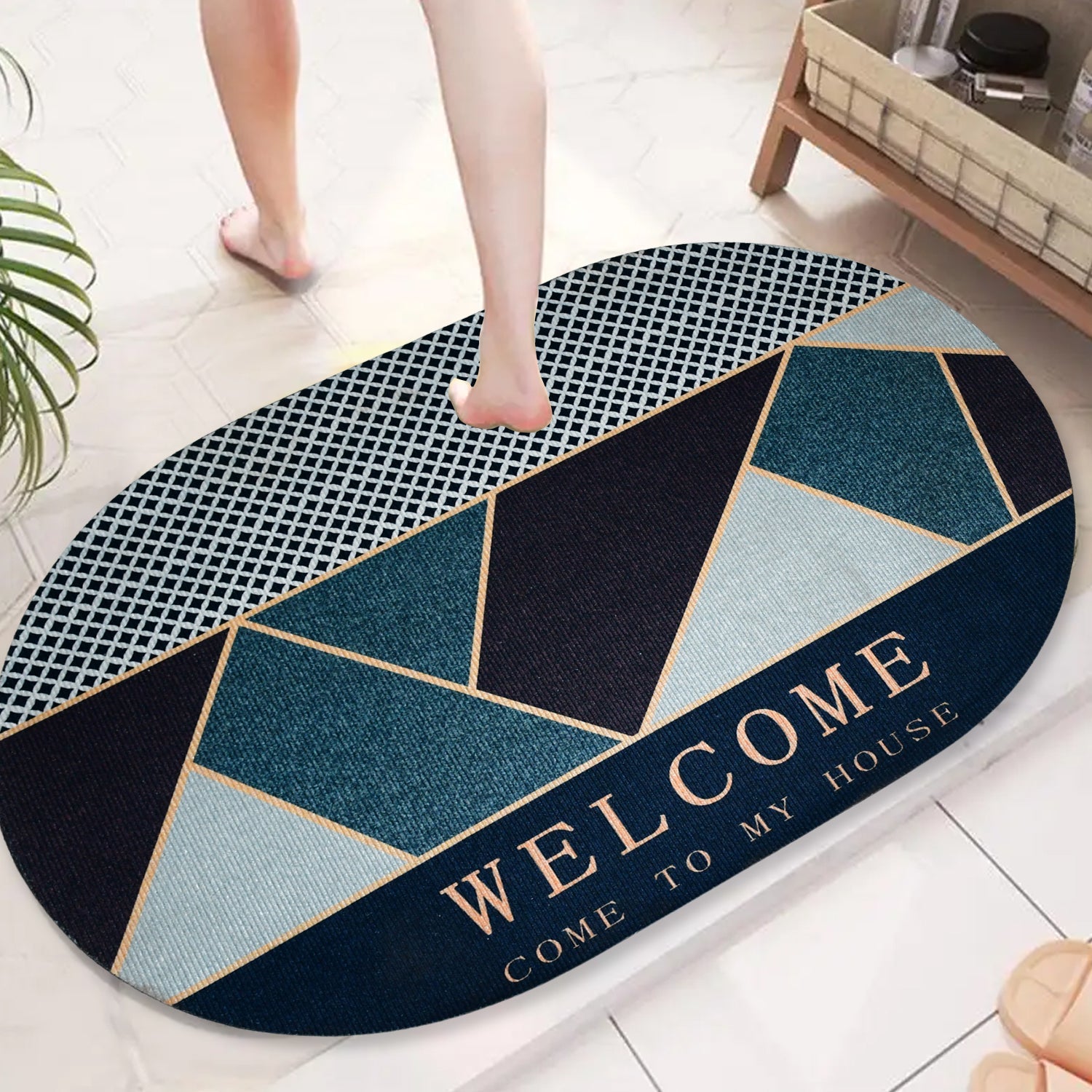 Floor Mat, Bath Mat, Door Mat Floral Pattern, Washable, Non-Slip, Stylish, Design Print Rug Mat, Stylish, Quality, Abrasion Resistant, Soundproofing, Hot Carpet, All Seasons, For Kitchen, Bedroom, Living Room (59x40 Cm) Floor Mat, Bath Mat, Door Mat Floral Pattern, Washable, Non-Slip, Stylish, Design Print Rug Mat, Stylish, Quality, Abrasion Resistant, Soundproofing, Hot Carpet, All Seasons, For Kitchen, Bedroom, Living Room (59x40 Cm)